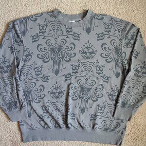 EUC Disney Parks Haunted Mansion Unisex Sweatshirt Size XL